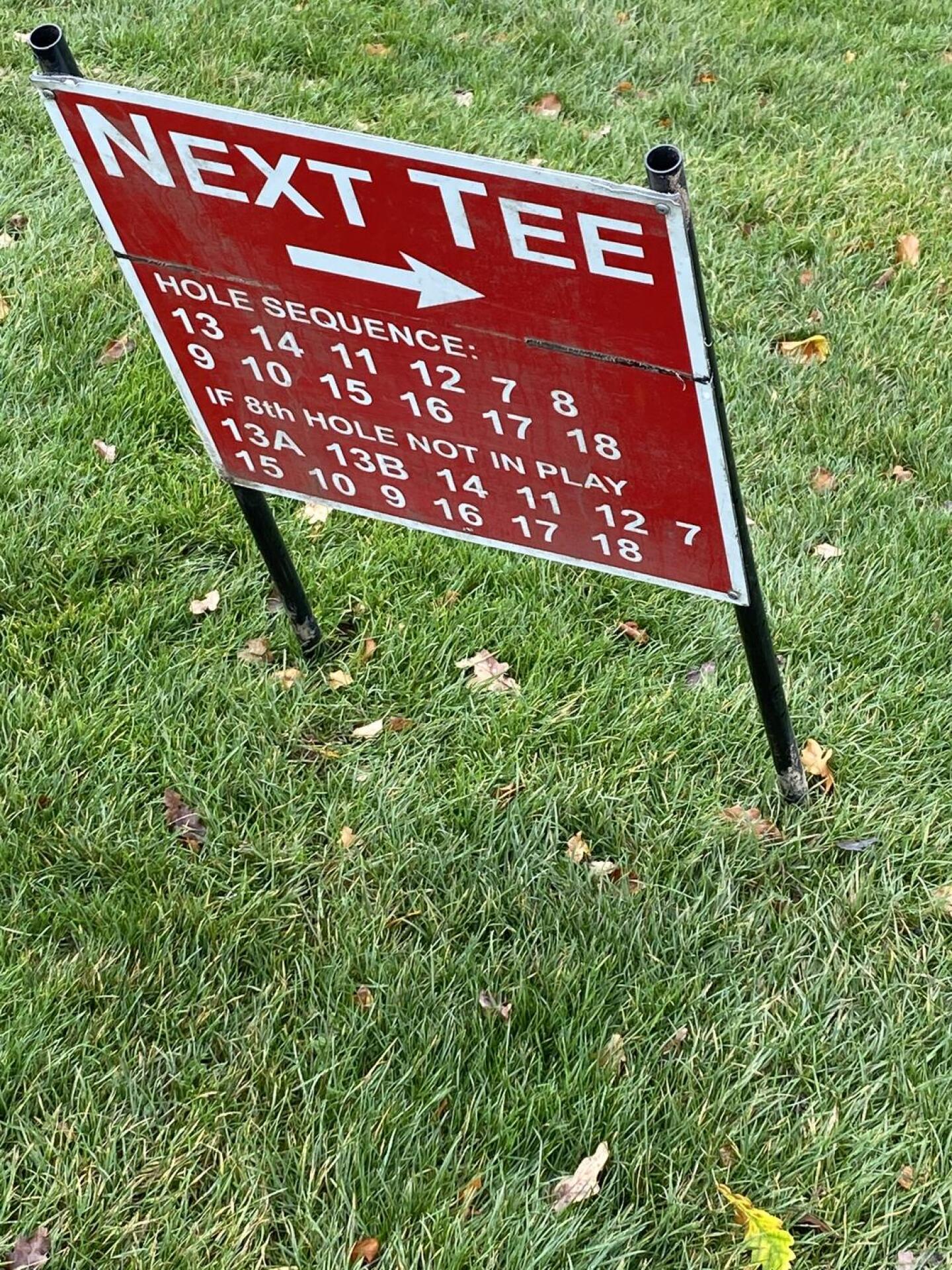 Course layout (Photo submitted by CLobban7 on 11/11/2020)